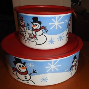 Tupperware one touch snack containers
